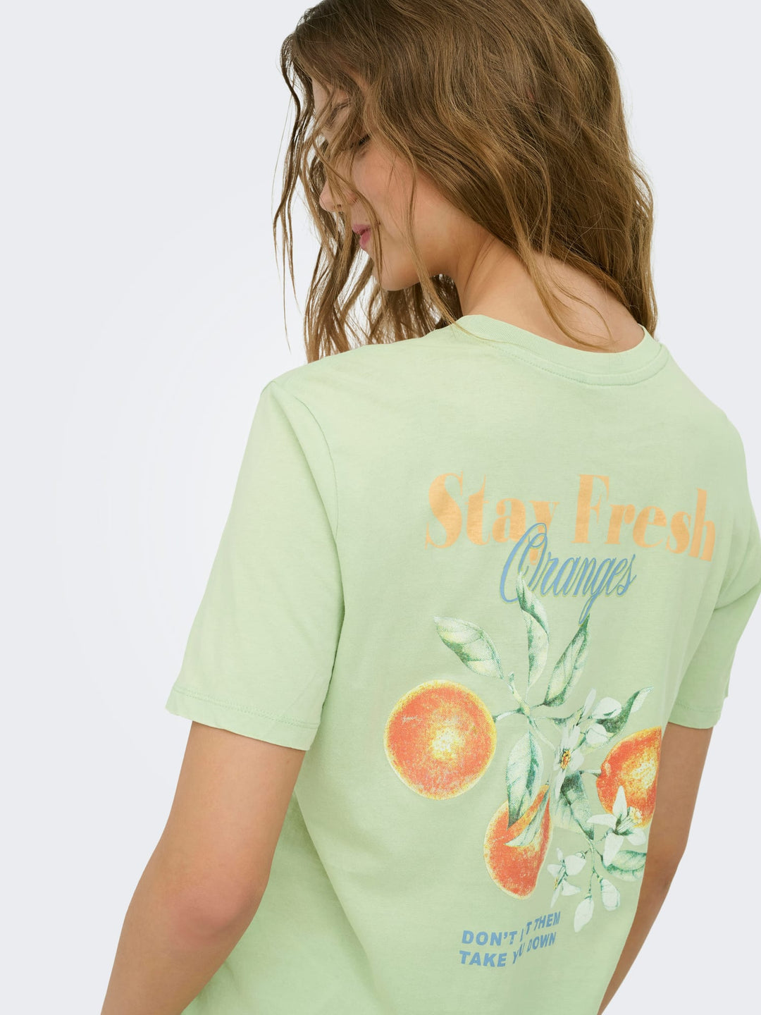 Only ONLLUCY MONJA S/S TOP mint - dames t-shirt