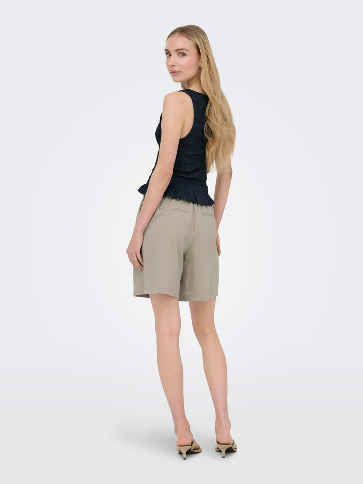 Only Poptrash bermuda shorts beige – dames