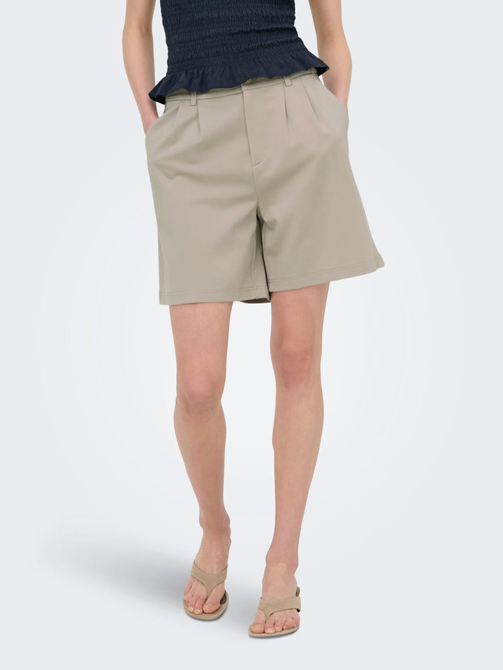 Only Poptrash bermuda shorts beige – dames