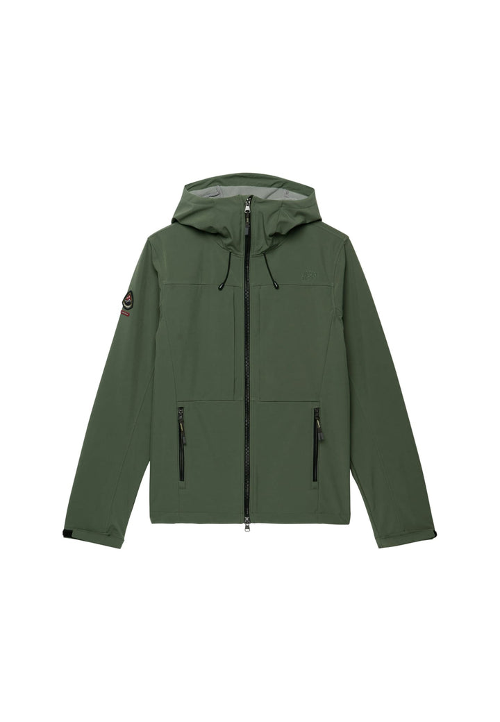 Superdry Softshell Trekker Jas met Capuchon – heren - Army