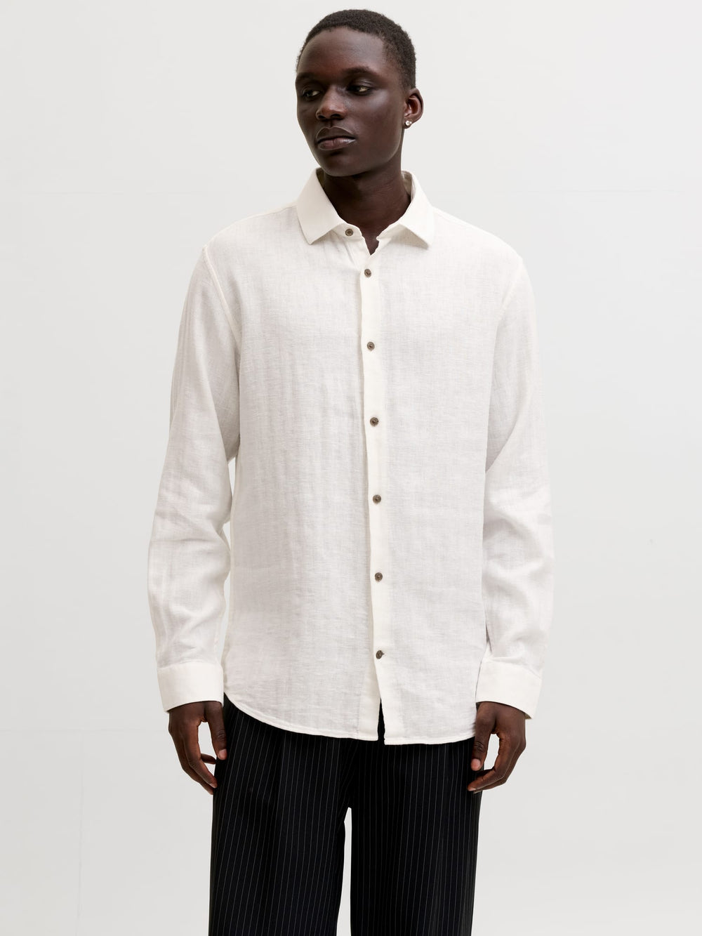 Jack & Jones 12292161 Blaparker overhemd l/m off-white