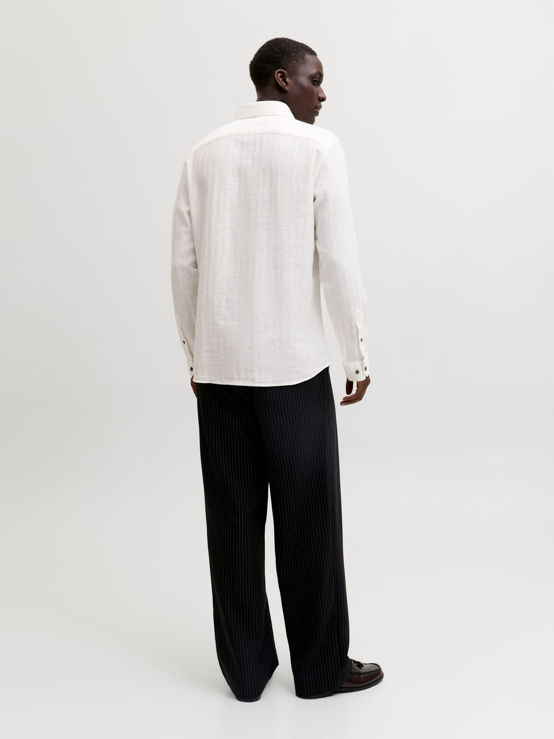Jack &amp; Jones 12292161 Blaparker overhemd l/m off-white