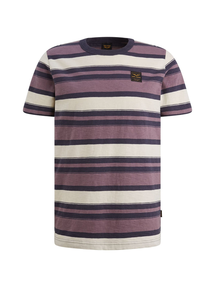 PME-Legend T-shirt paars dessin – heren