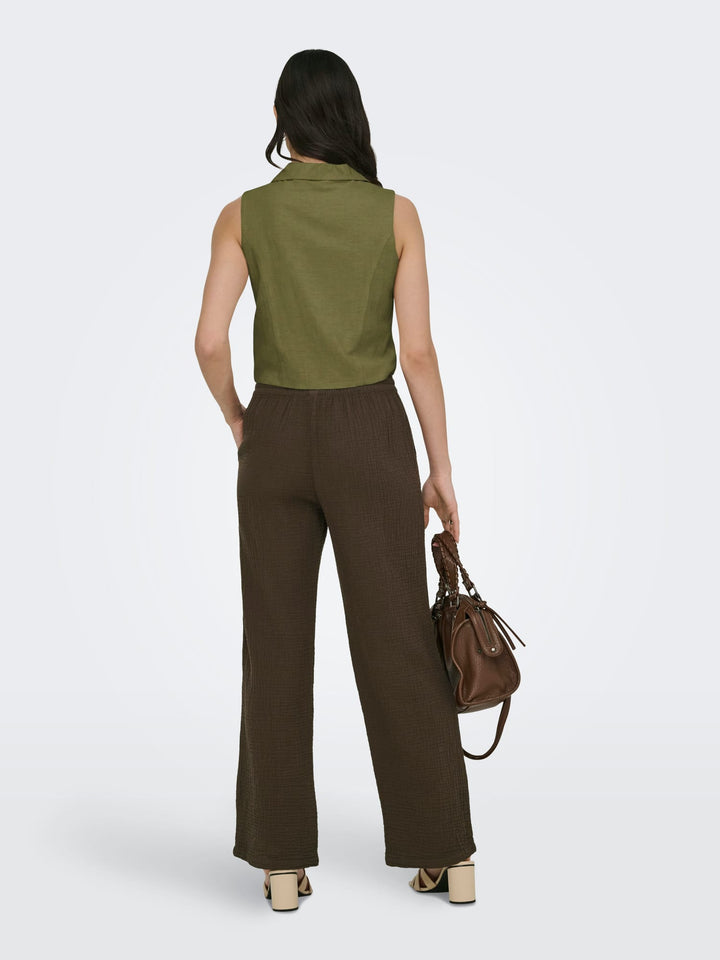 Jacqueline de Yong 15366390 Milan gilet groen