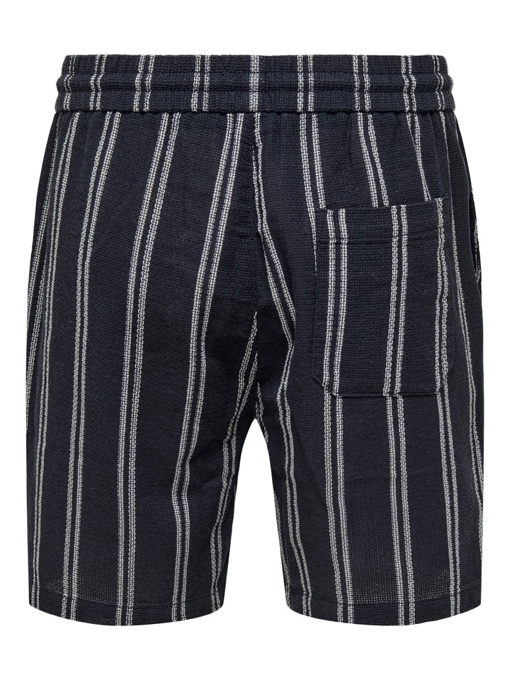 ONLY & SONS Trev short heren blauw dessin