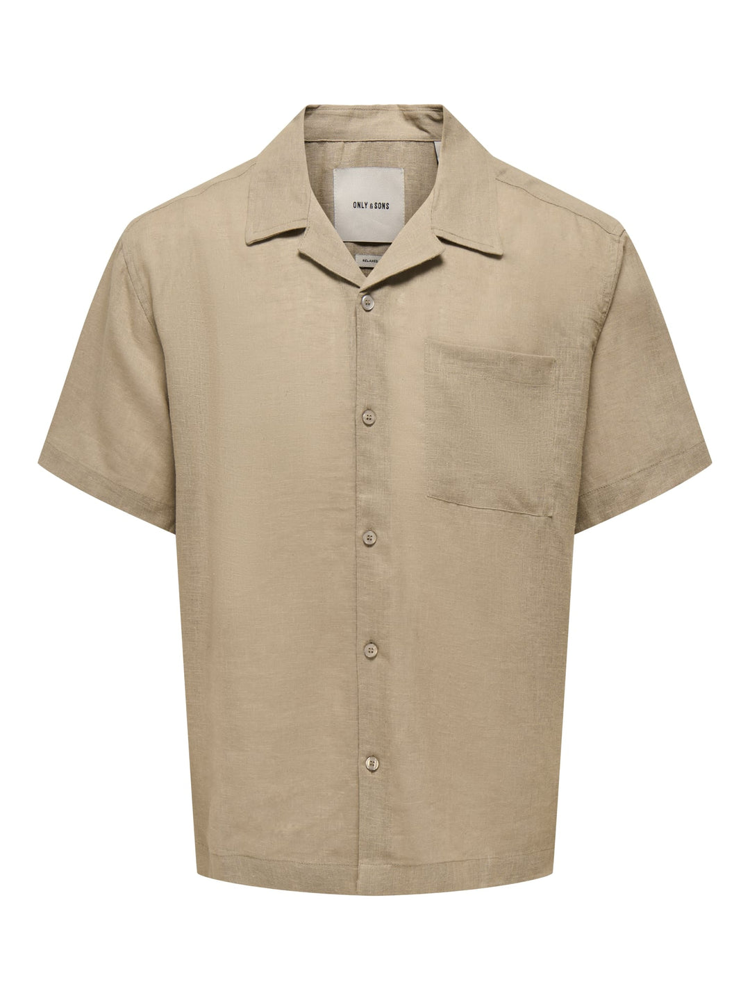 ONLY & SONS Laurence overhemd taupe – heren