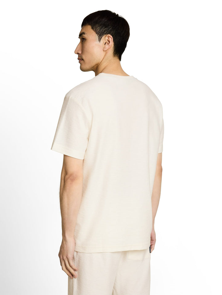 Tom Tailor T-shirt k/m ecru – heren
