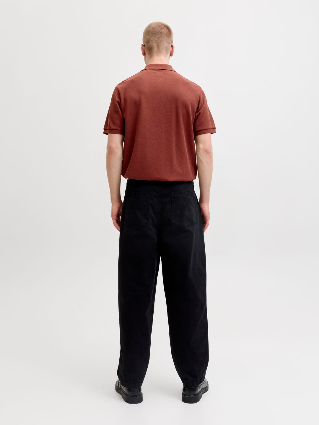 Jack &amp; Jones 12268130 Austin polo k/m steenrood – heren