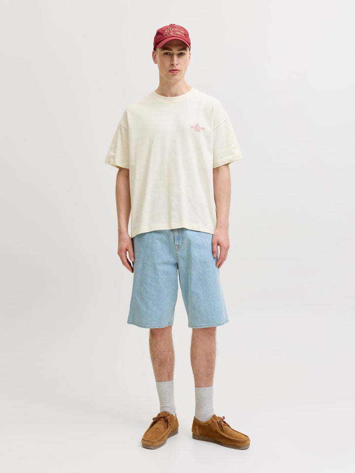 Jack & Jones T-shirt Sanremo ecru – heren