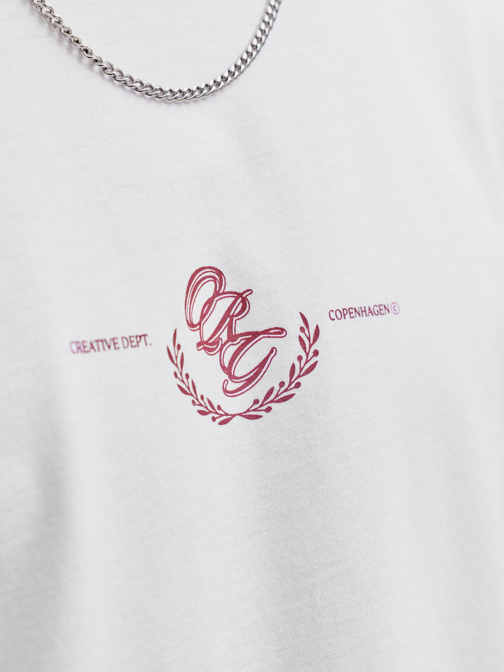Jack & Jones Sanremo T-shirt off-white – heren