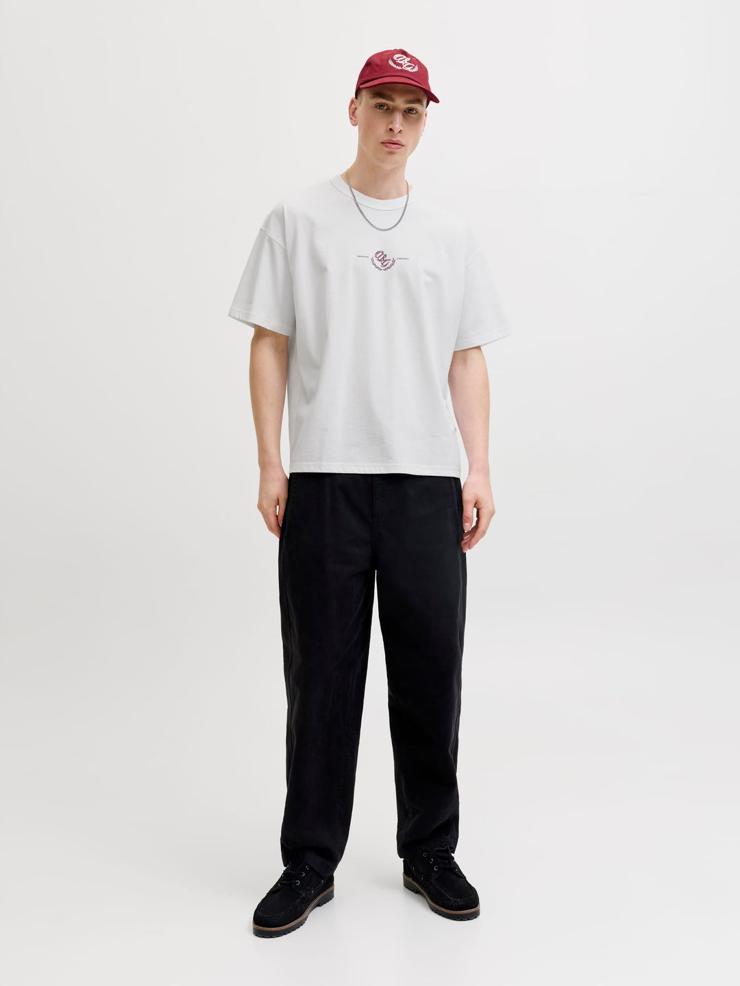 Jack & Jones Sanremo T-shirt off-white – heren