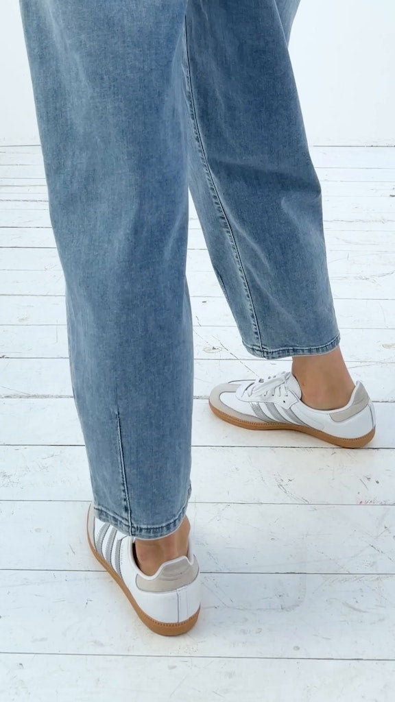 MAC jeans low croth-baggy fit dames – blue denim