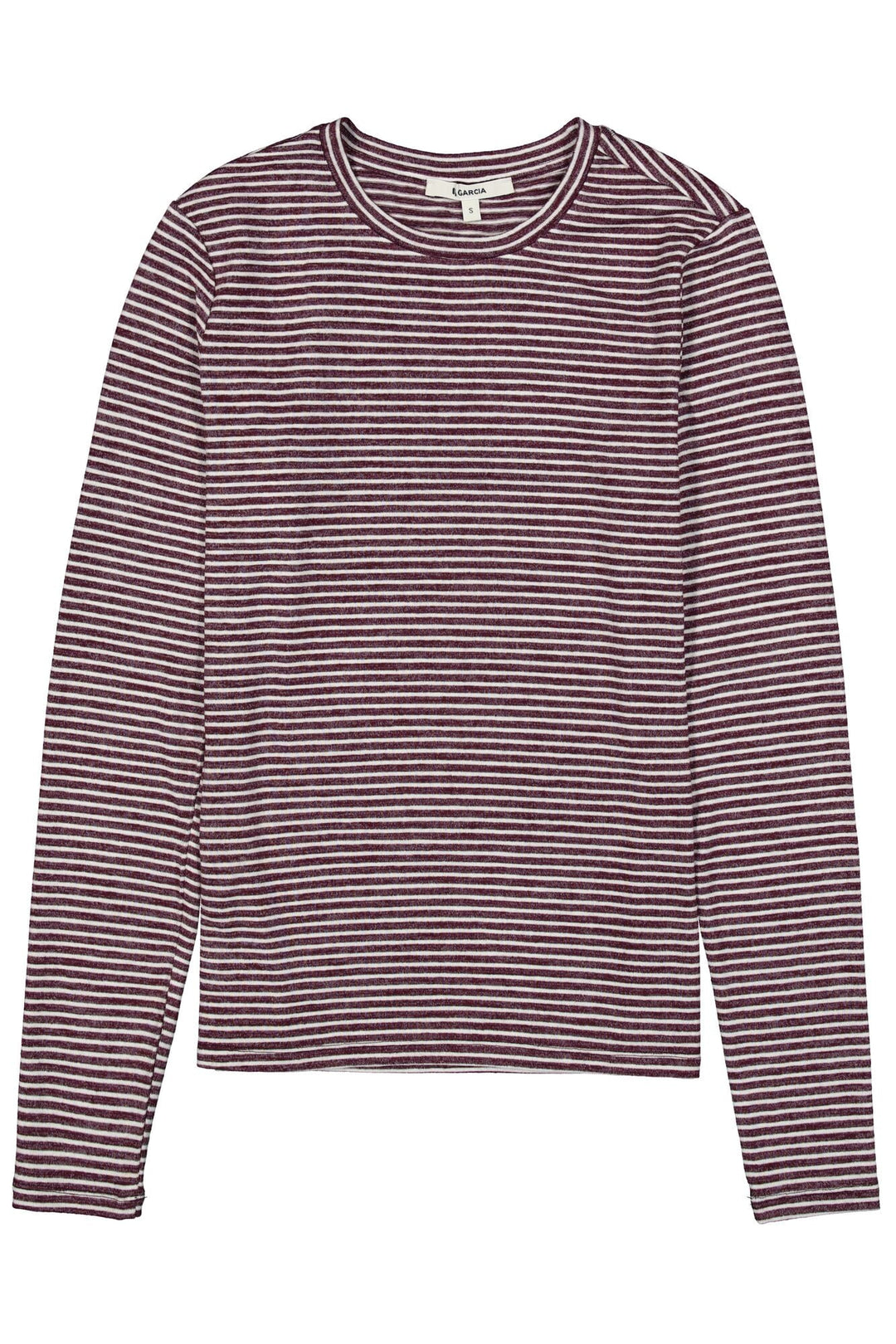 Garcia woman V260214 t-shirt l/m dames rood dessin
