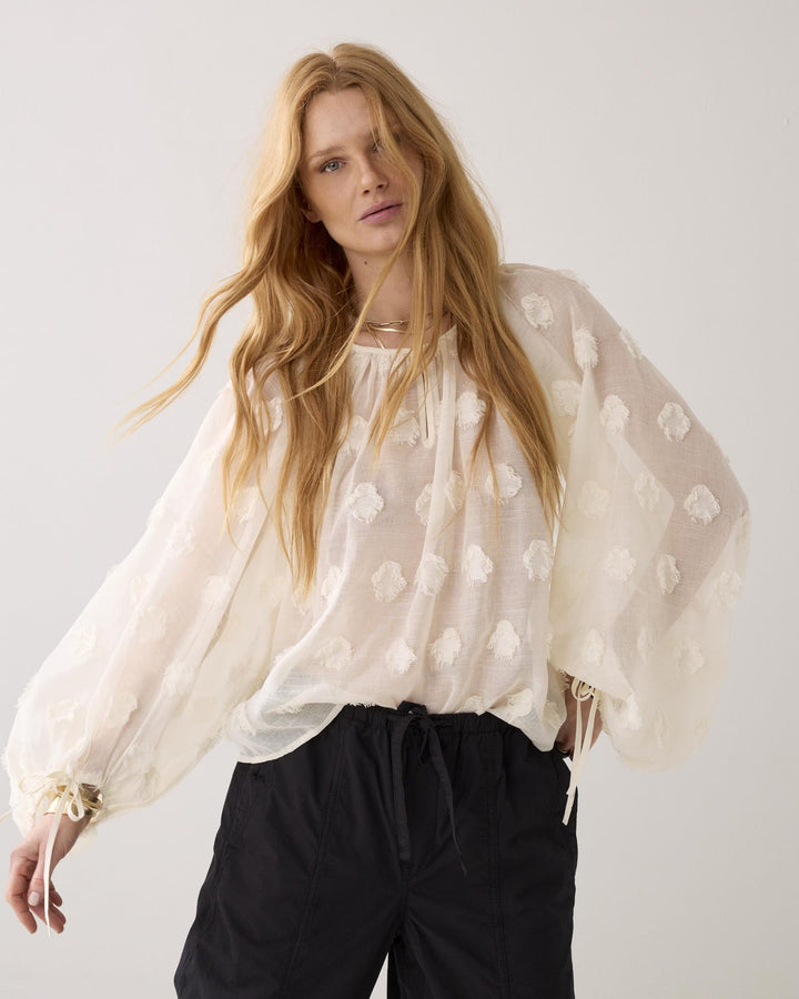 Summum 2S3408-12413 top l/m dames ecru