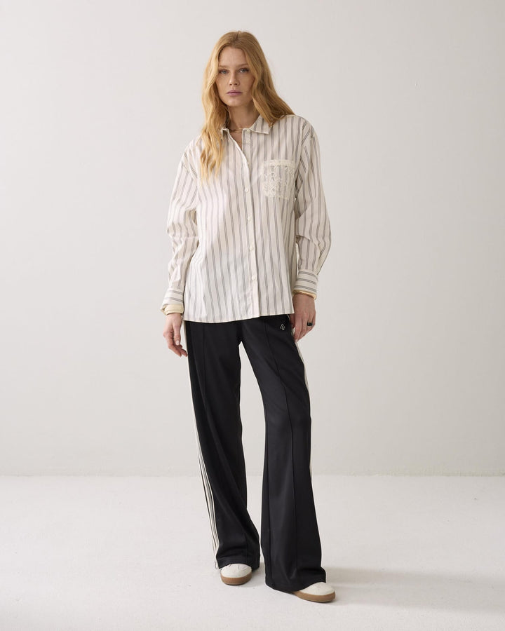 Summum 2S3364-12437 blouse l/m ecru dessin
