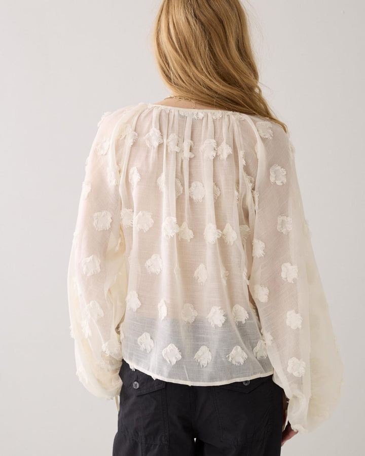Summum top l/m dames ecru – 2S3408-12413