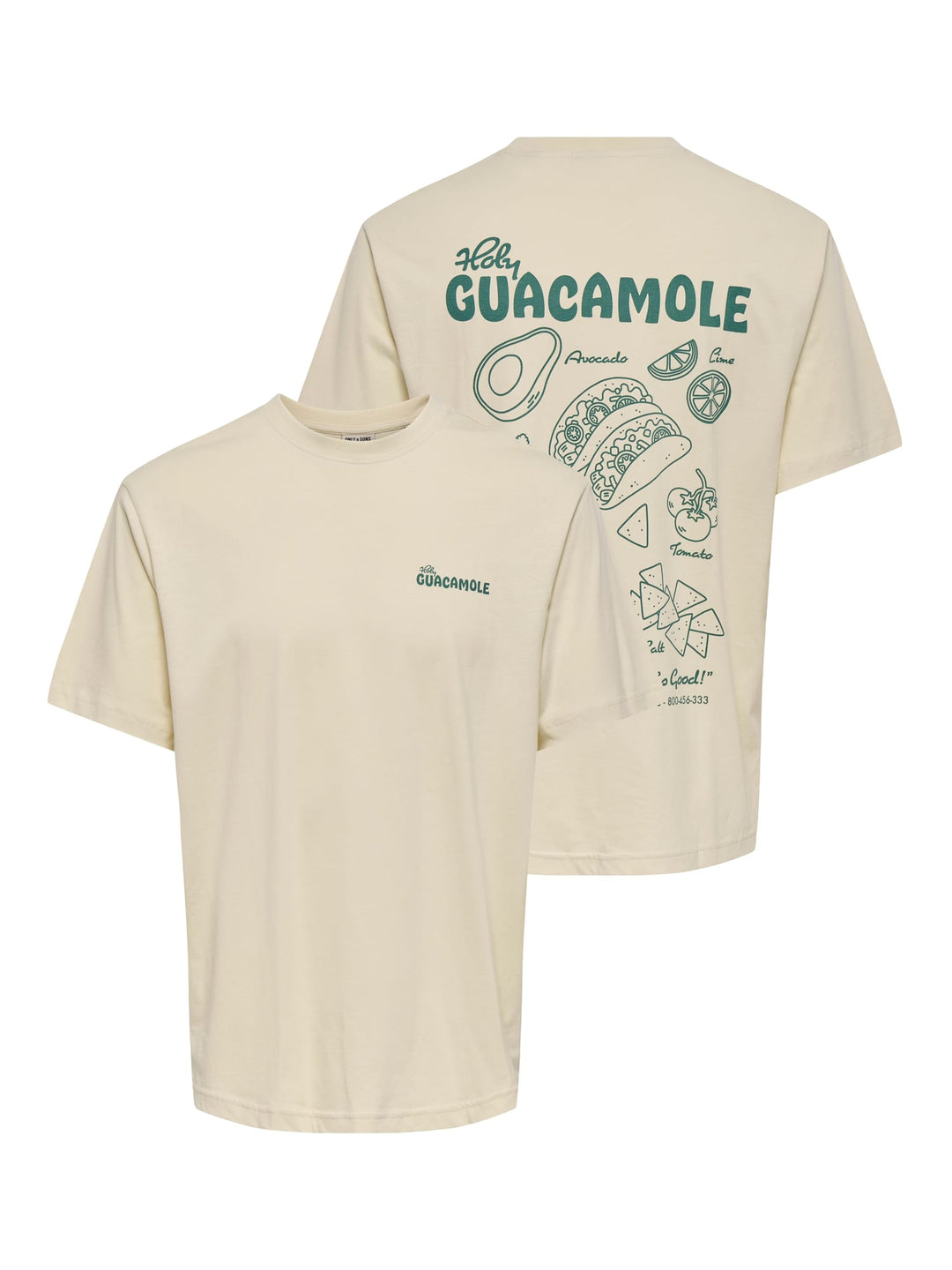 ONLY & SONS 22038265 Chef t-shirt ecru – heren