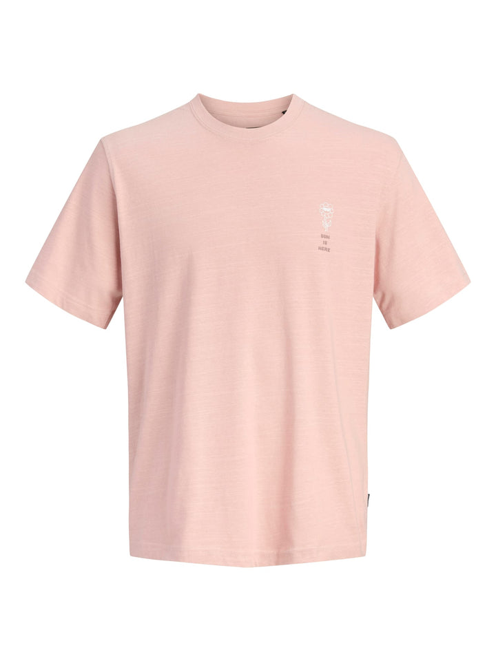 Jack & Jones JPRBLAJAKE SS TEE oud roze – heren T-shirt