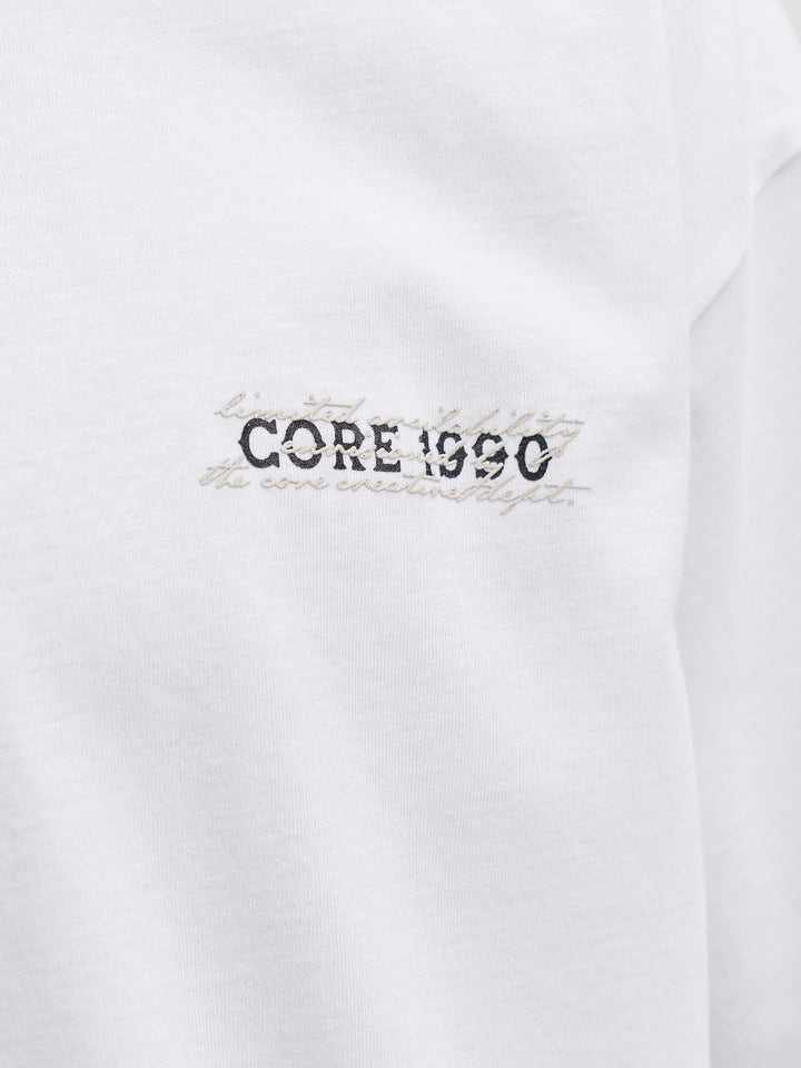 Jack & Jones t-shirt k/m heren off-white – 12295544 eterna