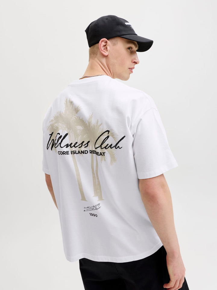 Jack & Jones t-shirt k/m heren off-white – 12295544 eterna