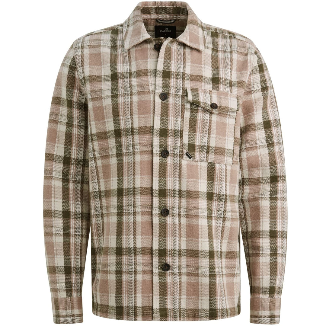 Vanguard VSI2511276 overhemd l/m roze dessin – heren