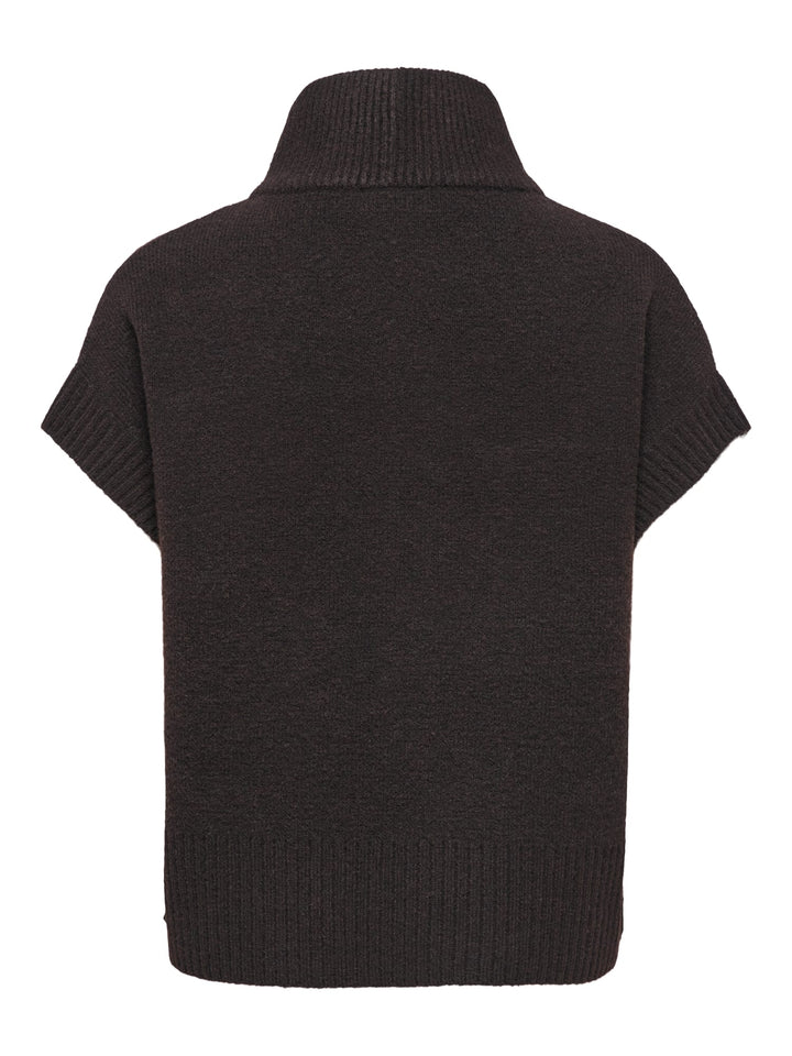 Jacqueline de Yong 15382986 Lea gebreid vest bruin