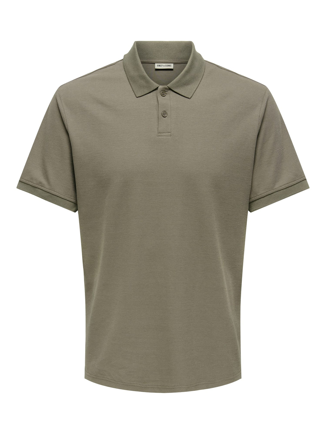 ONLY & SONS polo k/m taupe – heren