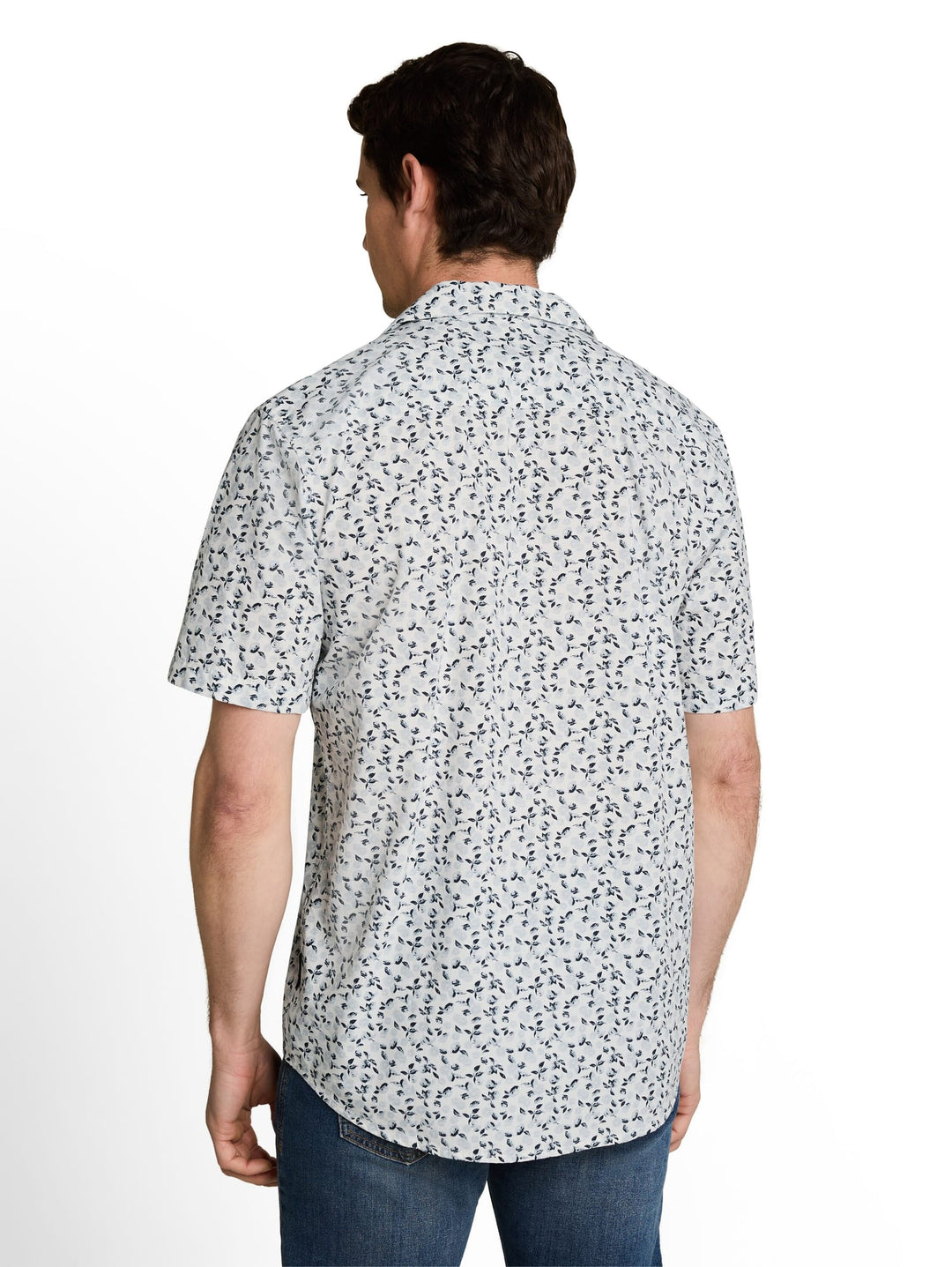 Tom Tailor overhemd k/m wit dessin – heren