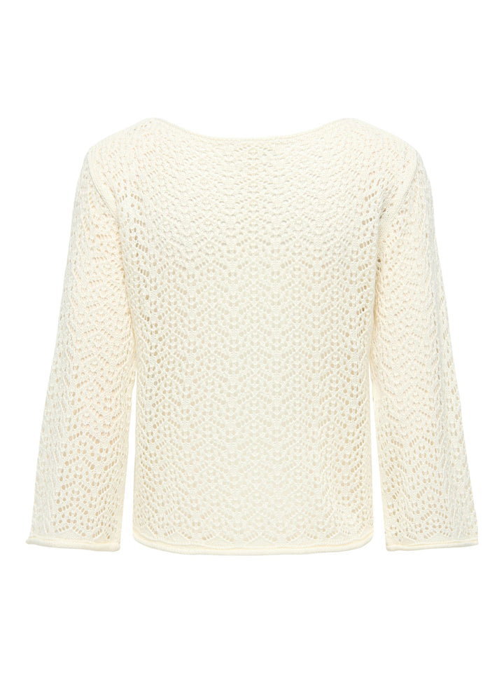 Jacqueline de Yong 15384301 Mika trui dames off-white
