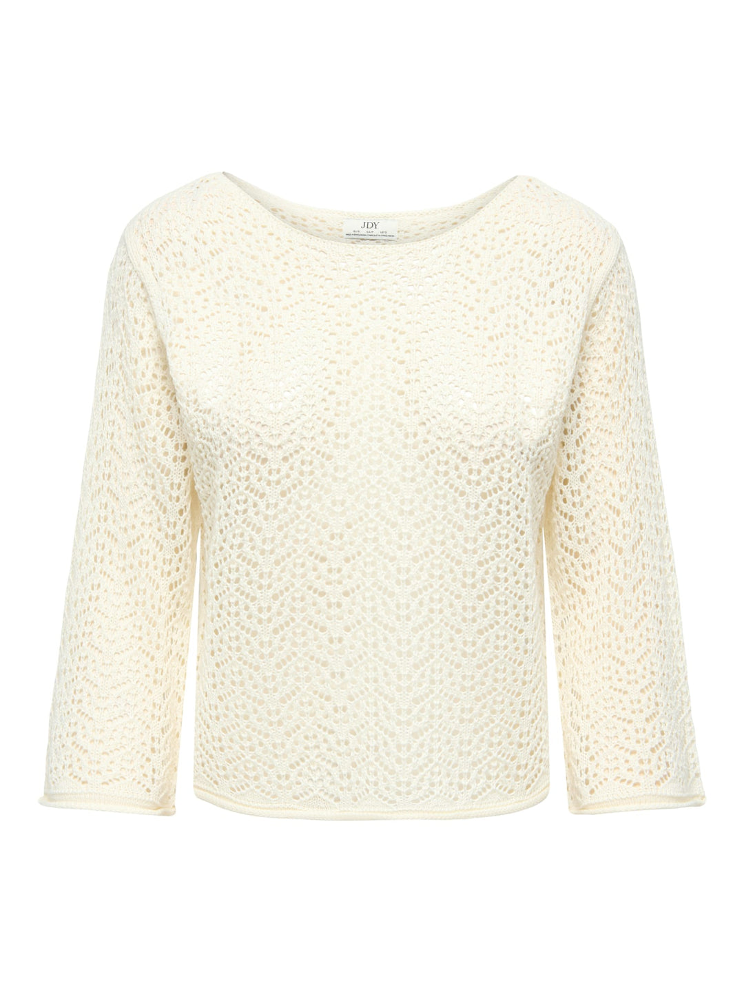 Jacqueline de Yong 15384301 Mika - dames trui off-white