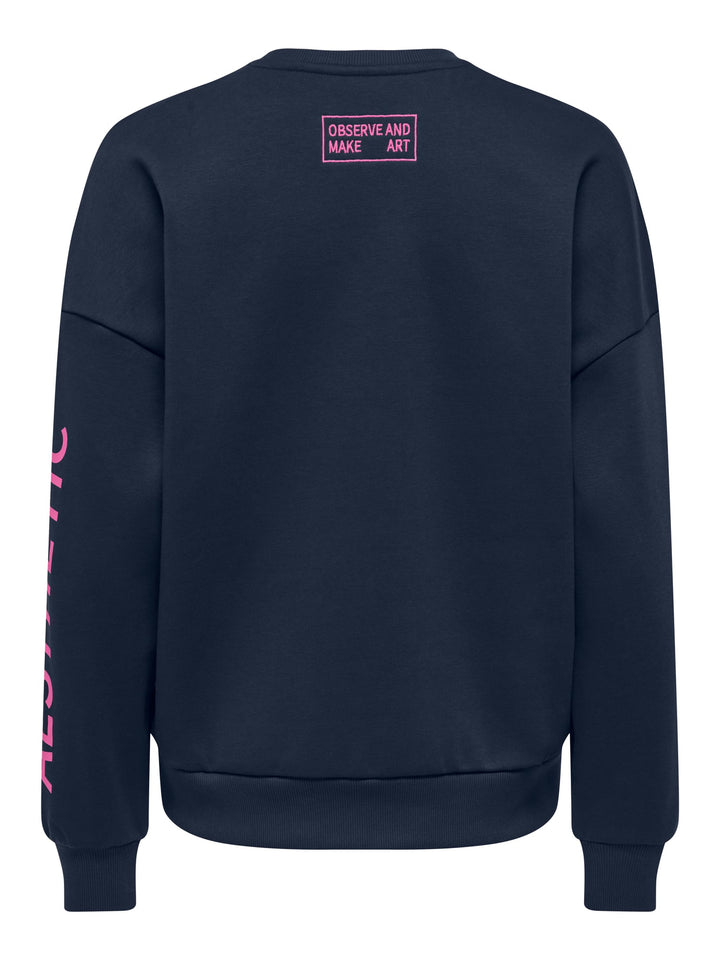 Only 15365859 Zenja sweater navy – dames
