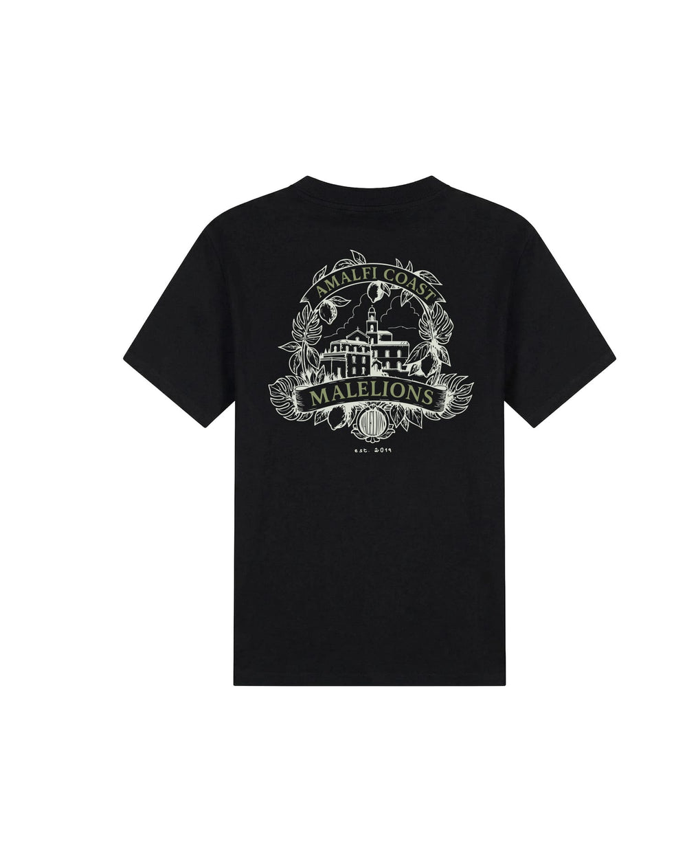 Malelions Men Dolce Vita T-Shirt zwart – heren