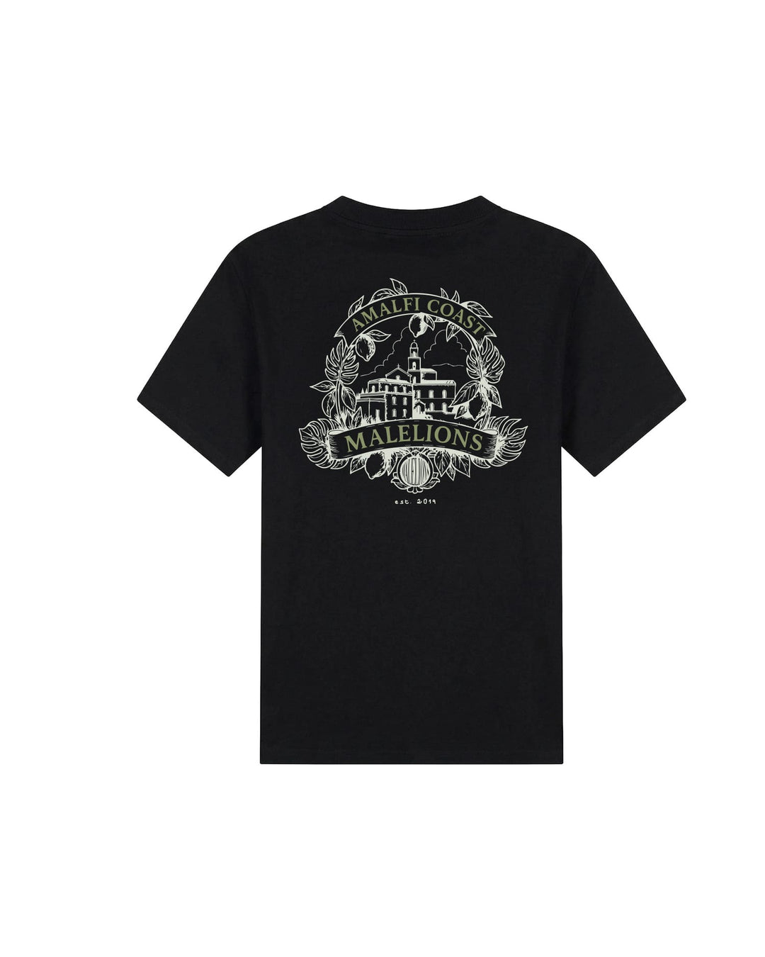 Malelions Men Dolce Vita T-Shirt zwart – heren