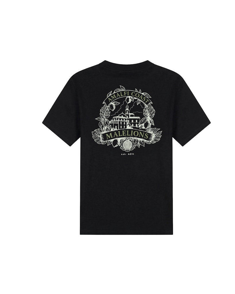 Malelions Men Dolce Vita T-Shirt zwart – heren