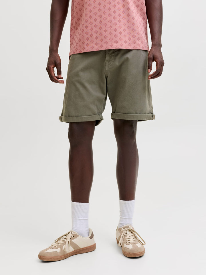 Jack &amp; Jones 12292869 Rick short denim olijf – heren