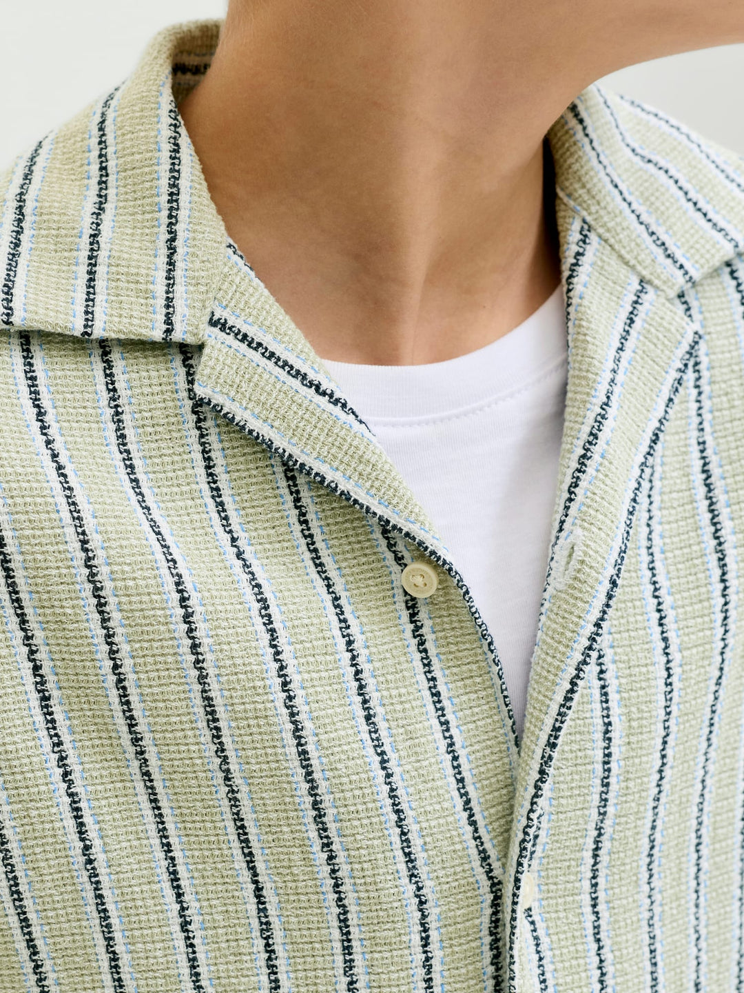 Jack & Jones Kids Coba blouse groen dessin – jongens