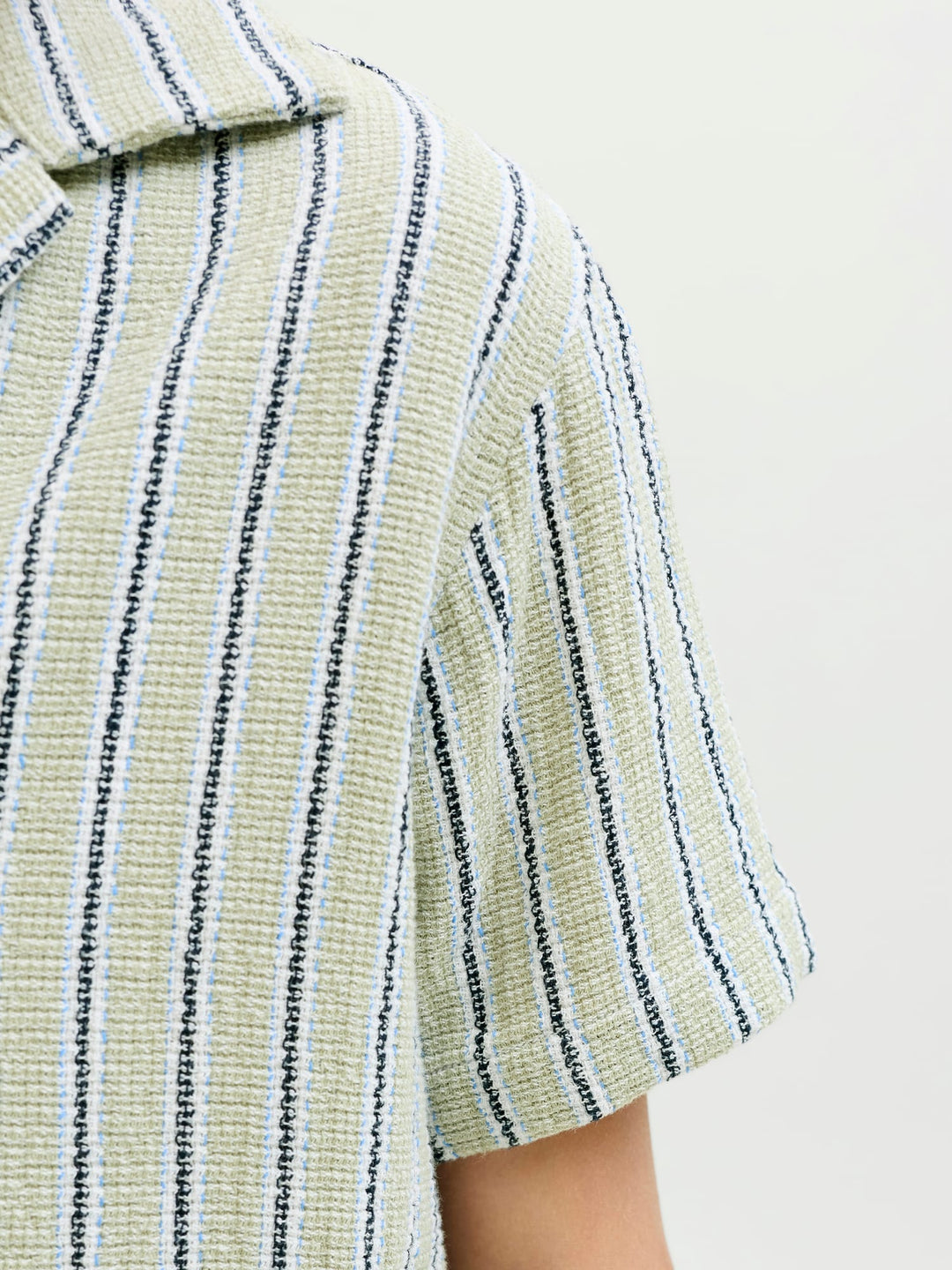 Jack & Jones Kids Coba blouse groen dessin – jongens