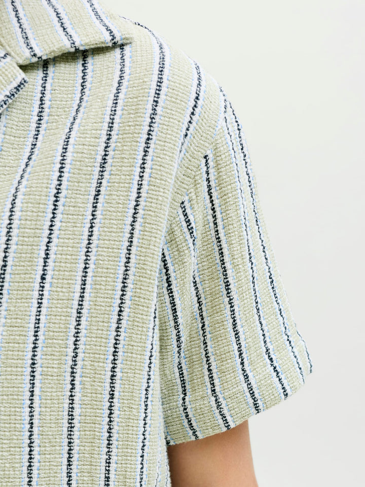 Jack & Jones Kids Coba blouse groen dessin – jongens