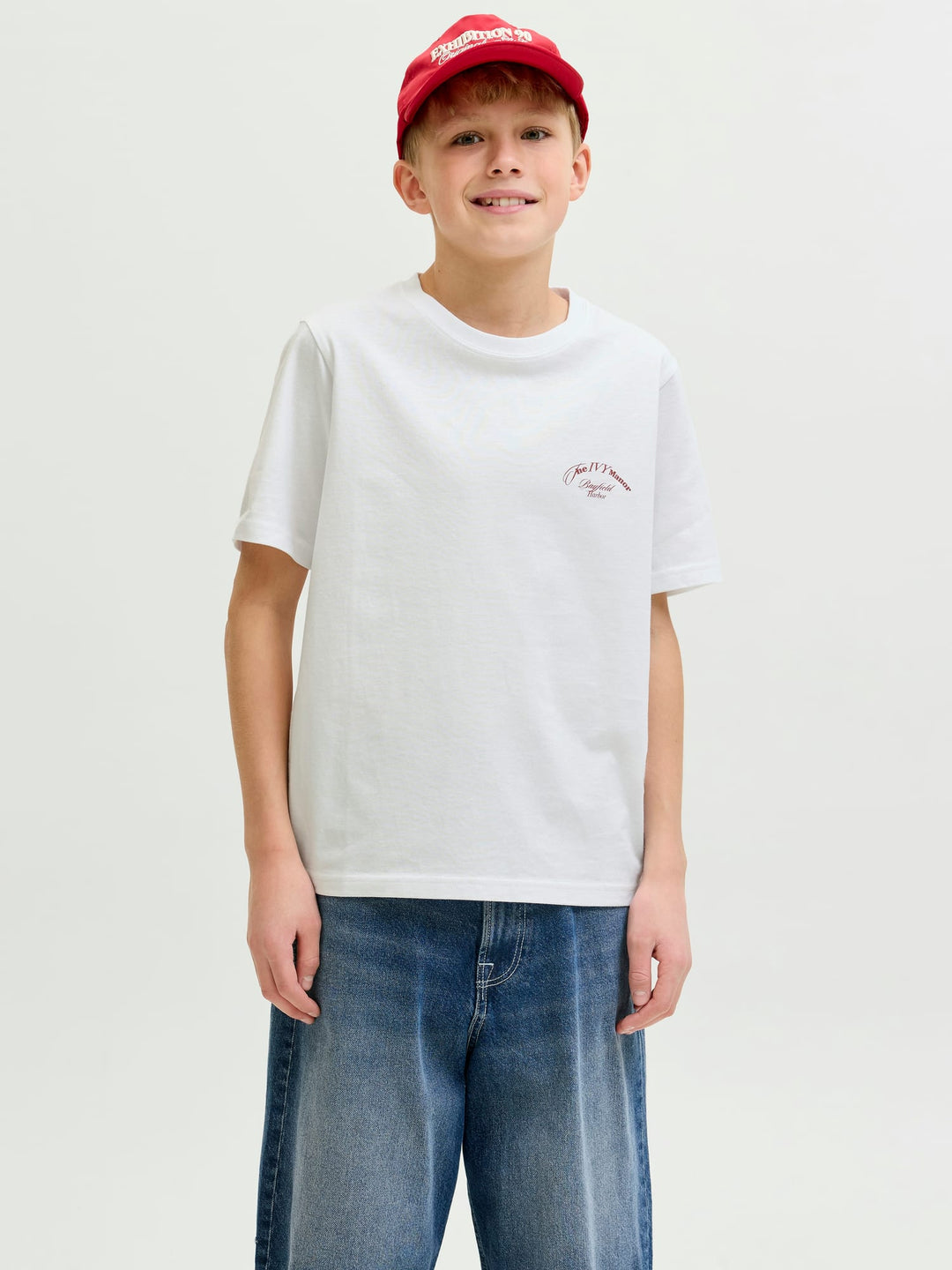 Jack & Jones Kids 12293144 Montauk T-shirt wit