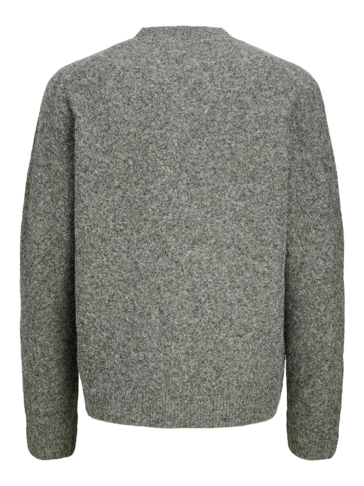 Jack & Jones JPRBLASIMON SOUFFLE KNIT CARDIGAN – heren vest - Grijs Melee