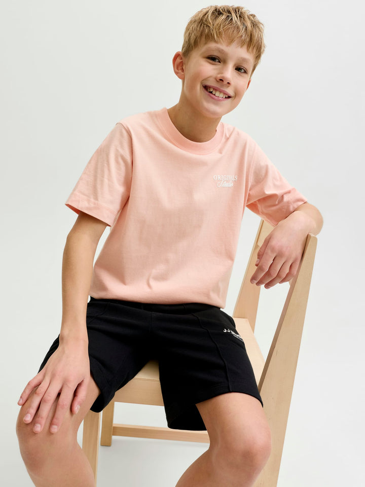 Jack & Jones Kids T-shirt Norrebro zalm/peach - jongens