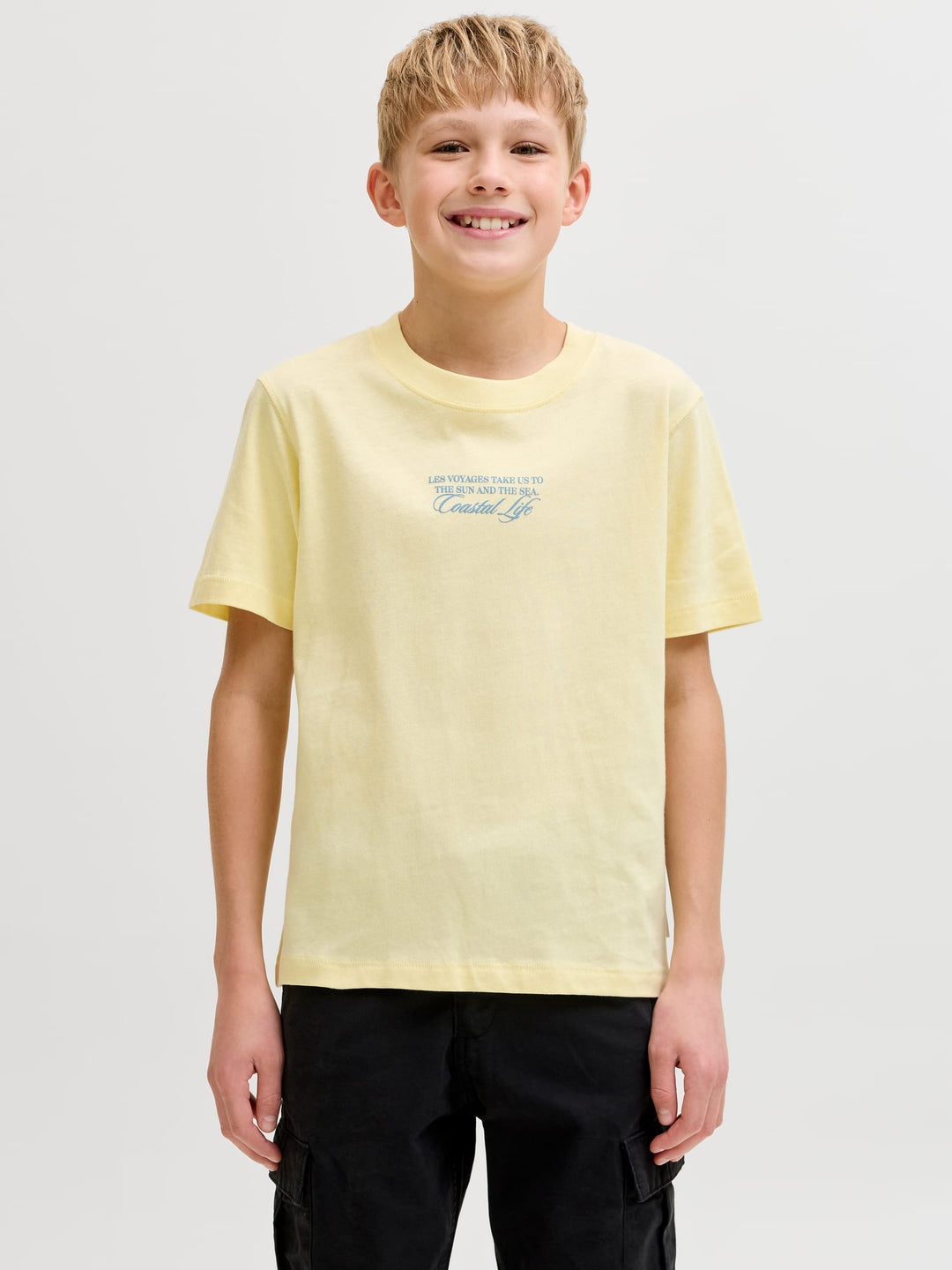 Jack & Jones Kids T-shirt geel – jongens