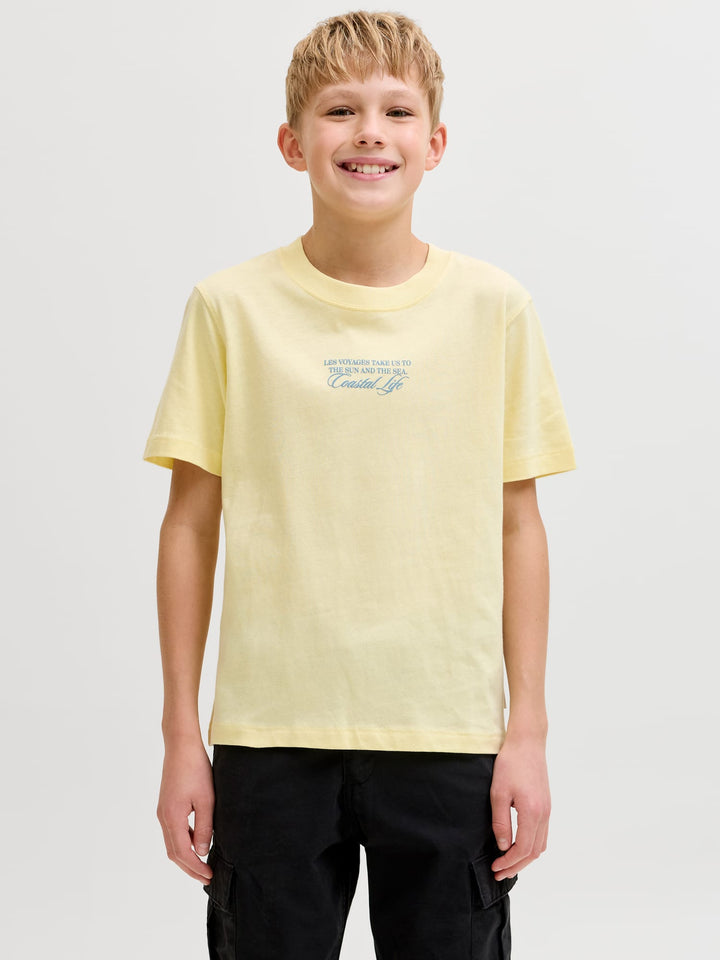 Jack & Jones Kids T-shirt geel – jongens