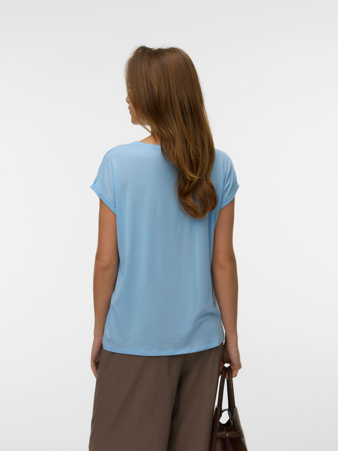 VERO MODA 10284468 Ava T-shirt lichtblauw – dames