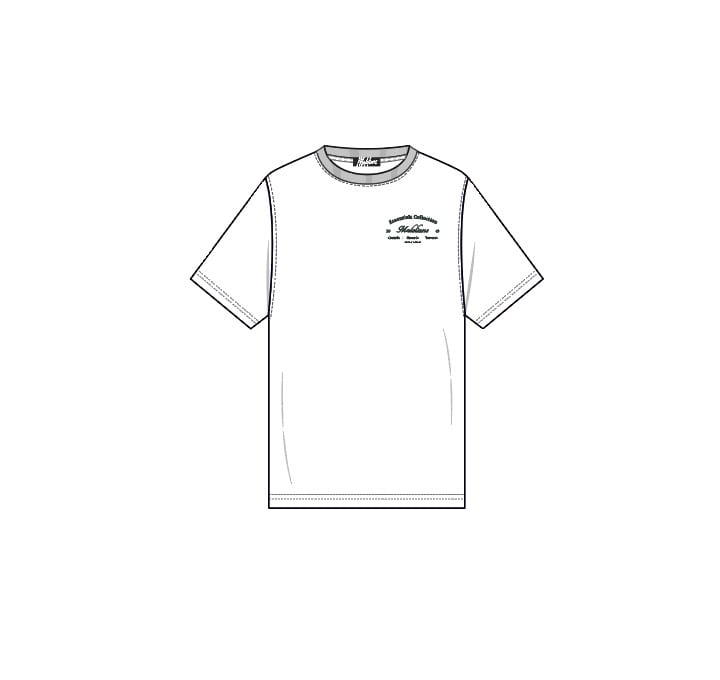 Malelions men MMA50026049 T-shirt wit dessin – heren
