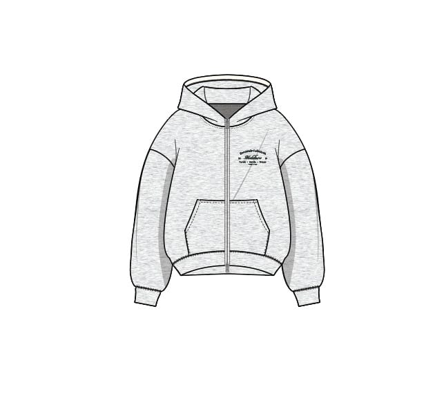 Malelions vest sweat heren grijs melee – MMA50026045