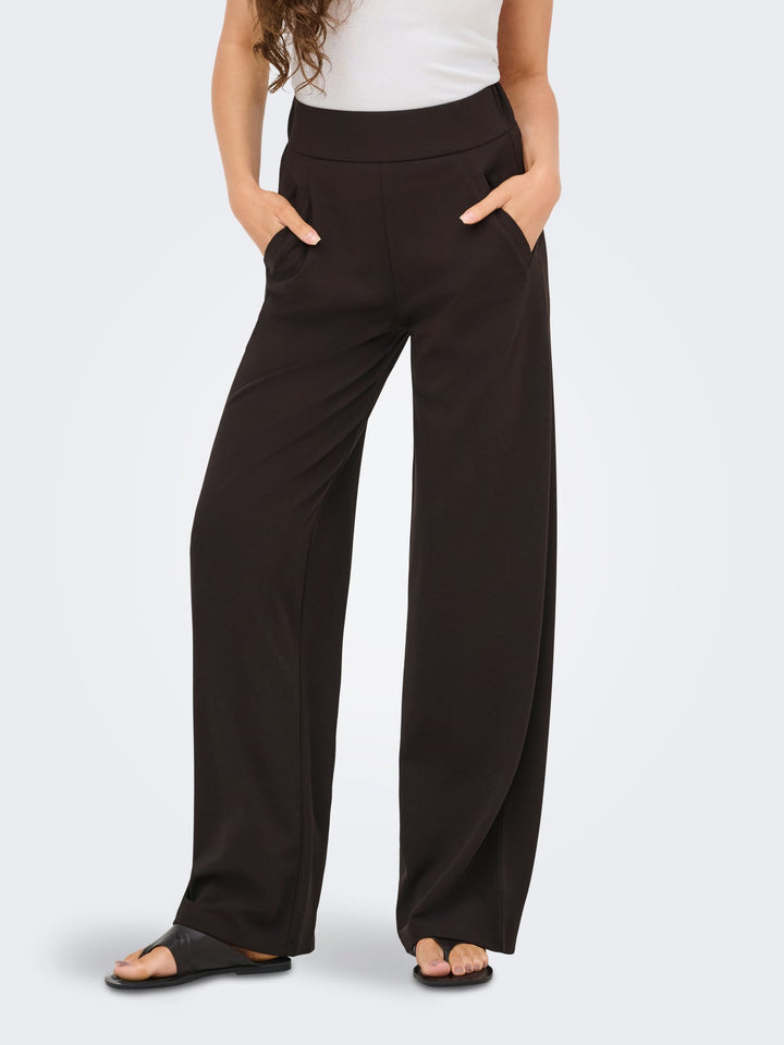 Jacqueline de Yong Louisville Catia lange broek bruin – dames - 32