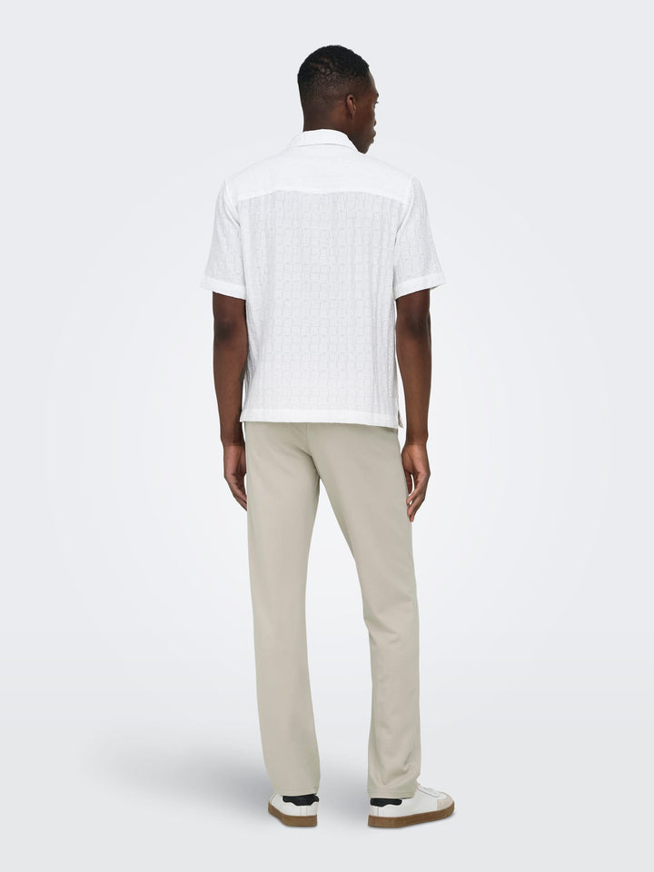 ONLY & SONS ONSMARK REG TAPERED chino broek beige – heren - L32
