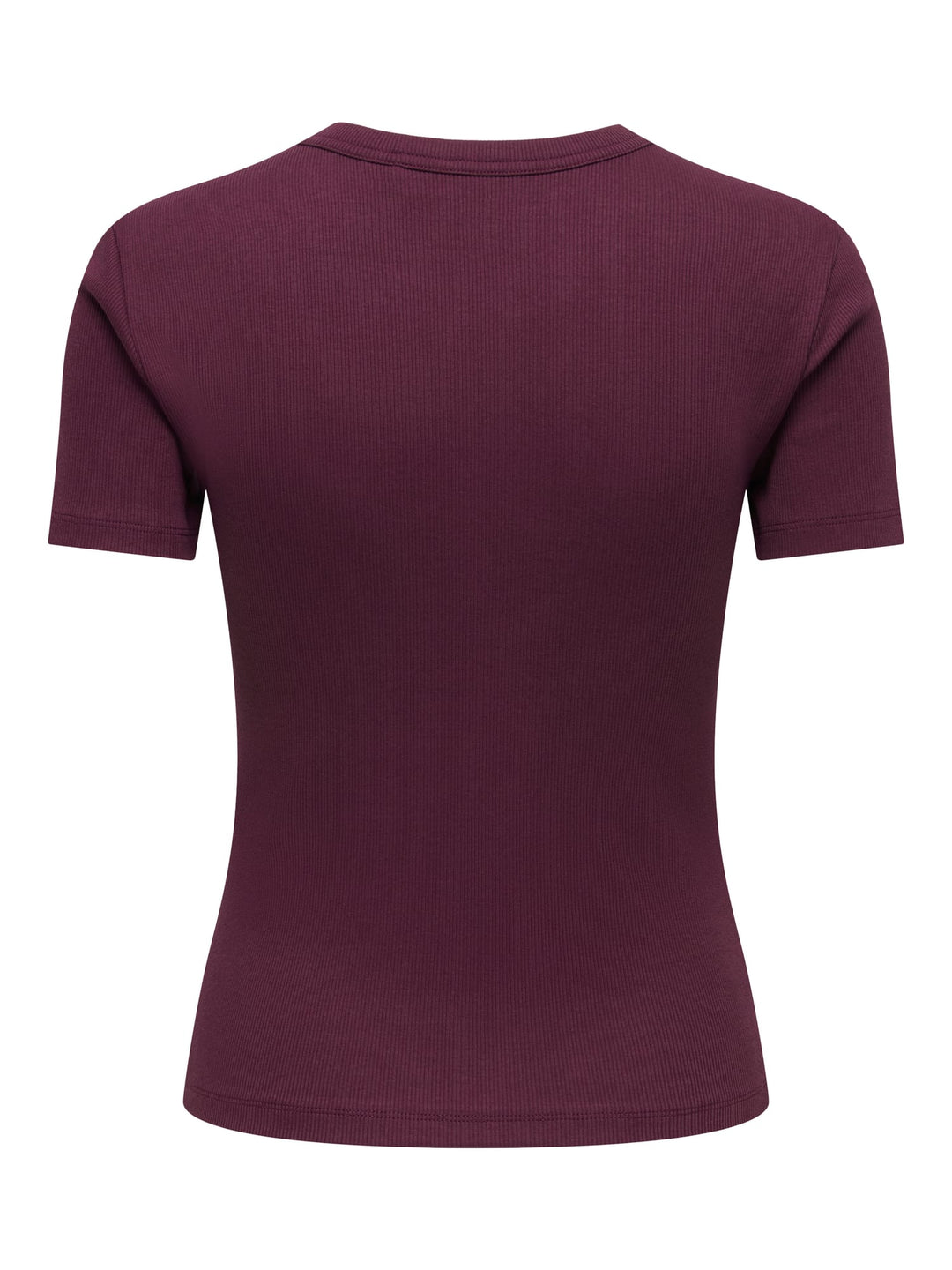 Only t-shirt k/m dames bordeaux – ONLVAL S/S O-NECK