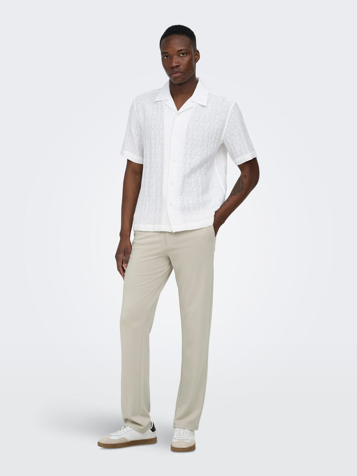 ONLY & SONS ONSMARK REG TAPERED chino broek beige – heren - L32